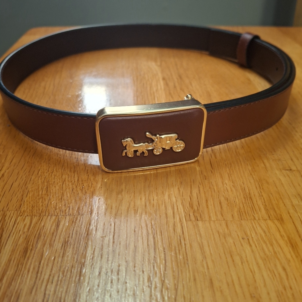 Coach Gracie Plaque Buckle Belt NWOT - Picture 15 of 16